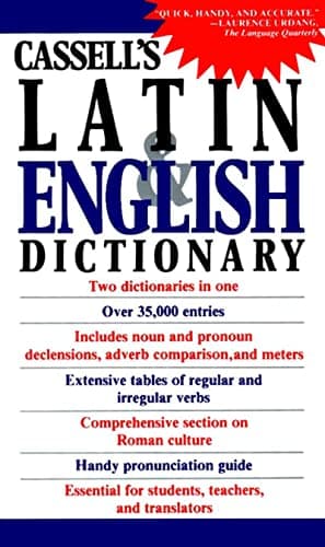 Book cover for Cassell's Concise Latin-English, English-Latin Dictionary by Simpson, D. P