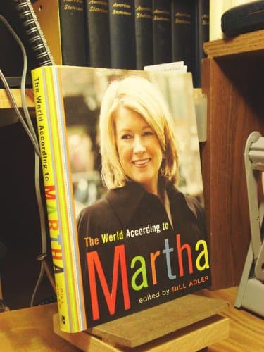 Book cover for The World According to Martha by Adler, Bill
