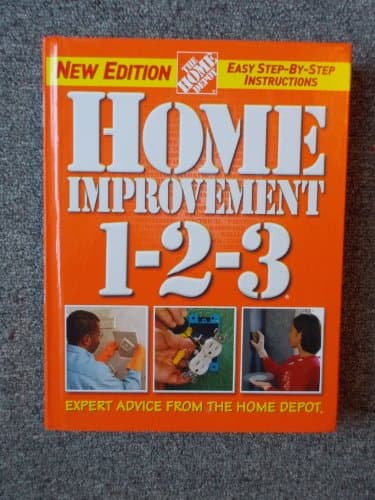 Book cover for Home Improvement 1-2-3 by Home Depot