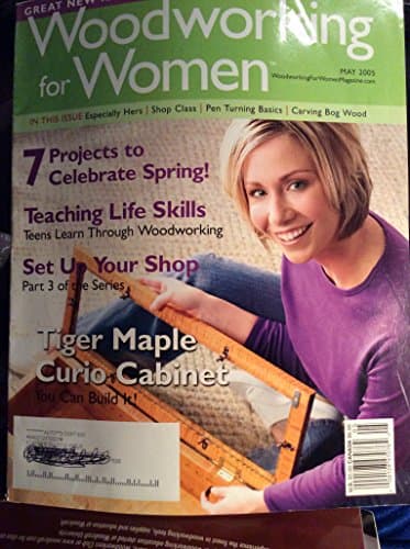 Book cover for Woodworking for Women May 2008 by Woodworking for Women