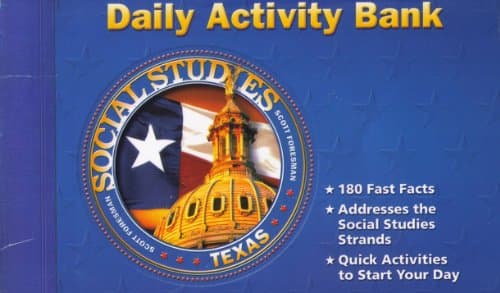 Book cover for Daily Activity Bank: Social Studies: Texas by unknown author