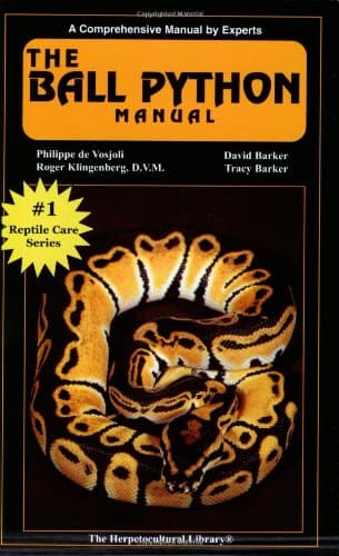 Book cover for Ball Python Manual (Herpetocultural Library, The) by De Vosjoli, Philippe