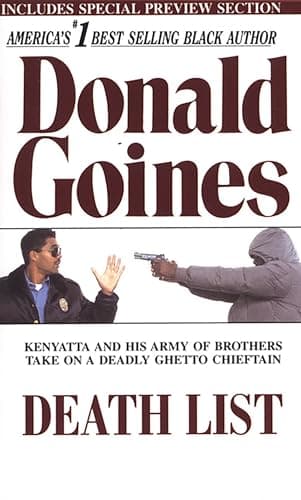 Book cover for Death List (Kenyatta) by Goines, Donald