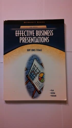 Book cover for Effective Business Presentations by Tisdale, Judy Jones