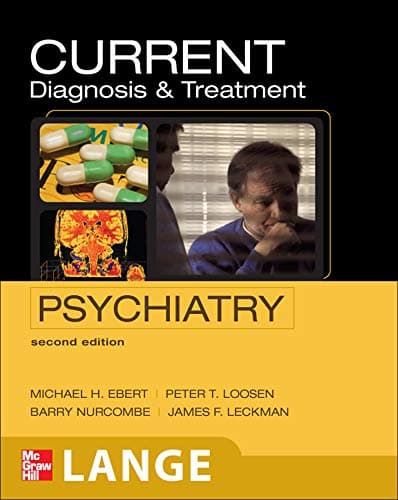 Book cover for CURRENT Diagnosis & Treatment Psychiatry, Second Edition (LANGE CURRENT Series) by Ebert, Michael