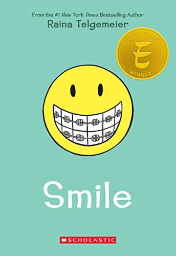 Book cover for Smile by Raina Telgemeier