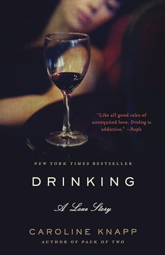 Book cover for Drinking: A Love Story by Knapp, Caroline