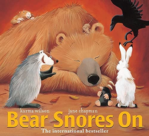 Book cover for Bear Snores On by Wilson, Karma