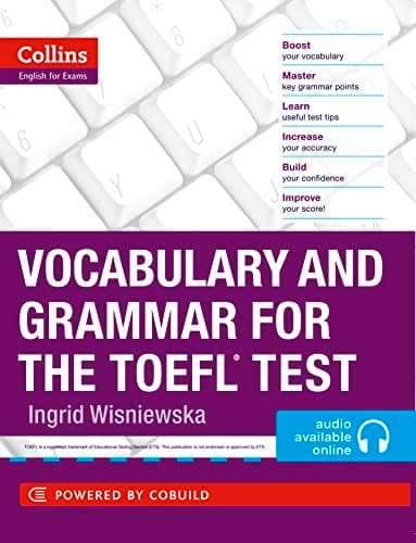 Book cover for Vocabulary and Grammar for the TOEFL Test by Wisniewska, Ingrid