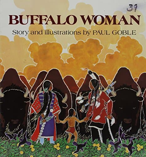 Book cover for Buffalo woman by Paul Goble