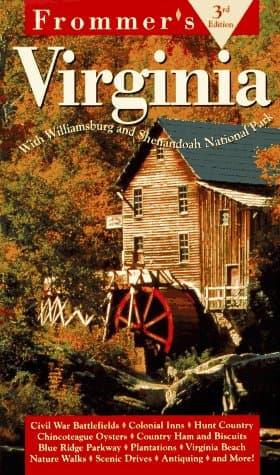 Book cover for Frommer's Virginia (3rd ed) by Bill Goodwin