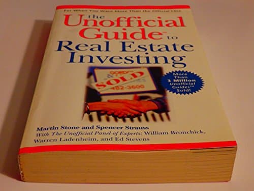 Book cover for The Unofficial Guide to Real Estate Investing by Stone, Martin