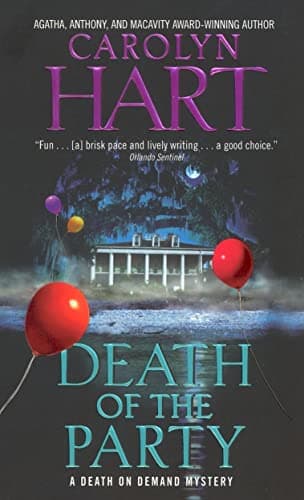 Book cover for Death of the Party (Death on Demand Mysteries, No. 16) by Hart, Carolyn