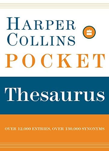 Book cover for HarperCollins Pocket Thesaurus by HarperCollins Publishers