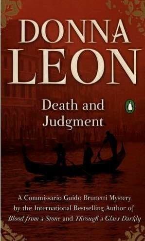 Book cover for Death and Judgment by Leon, Donna
