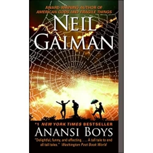 Book cover for Anansi Boys by Gaiman, Neil