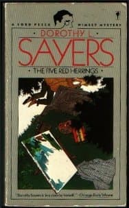 Book cover for Five Red Herrings by Dorothy L. Sayers