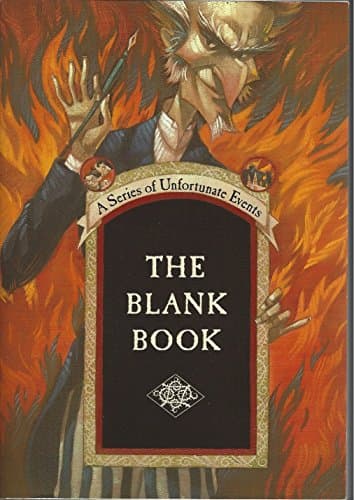 Book cover for A series of Unfortunate Events: The Blank Book (A Series of Unfortunate Events) by Snicket, Lemony