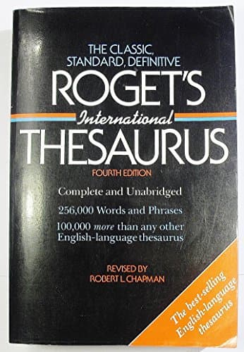 Book cover for Roget's international thesaurus (Harper colophon books) by Chapman, Robert L.