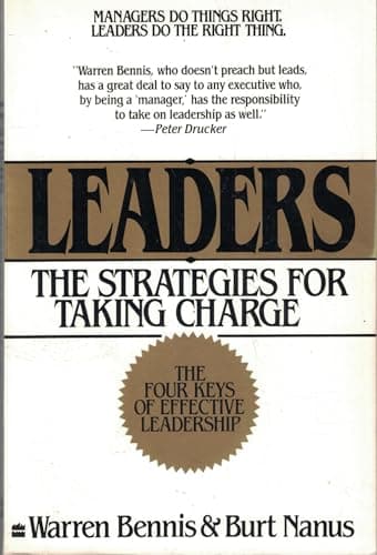 Book cover for Leaders: The Strategies for Taking Charge by Warren Bennis