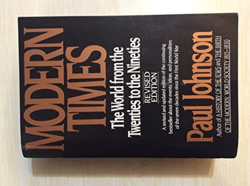 Book cover for Modern Times: The World from the Twenties to the Nineties, Revised Edition by Johnson, Paul