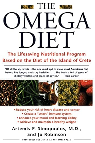 Book cover for The Omega Diet: The Lifesaving Nutritional Program Based on the Diet of the Island of Crete by Simopoulos, Artemis P.