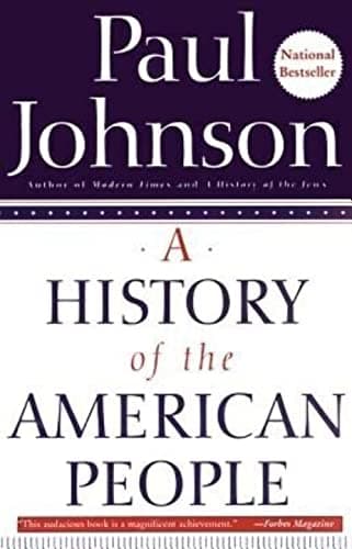 Book cover for A History of the American People by Johnson, Paul