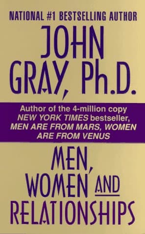 Book cover for Men, Women and Relationships by Gray, John