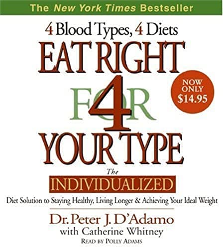 Book cover for Eat Right for Your Type by D'Adamo, Peter