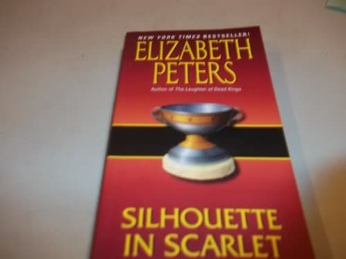 Book cover for Silhouette in Scarlet: A Vicky Bliss Novel of Suspense (Vicky Bliss Series, 3) by Peters, Elizabeth