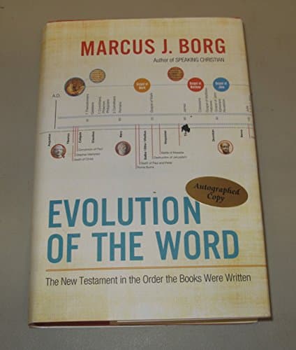 Book cover for Evolution of the Word: The New Testament in the Order the Books Were Written by Borg, Marcus J.