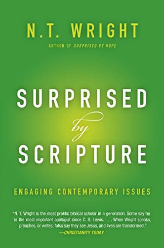 Book cover for Surprised by Scripture: Engaging Contemporary Issues by Wright, N. T.