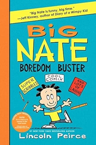 Book cover for Big Nate Boredom Buster (Big Nate Activity Book, 1) by Peirce, Lincoln