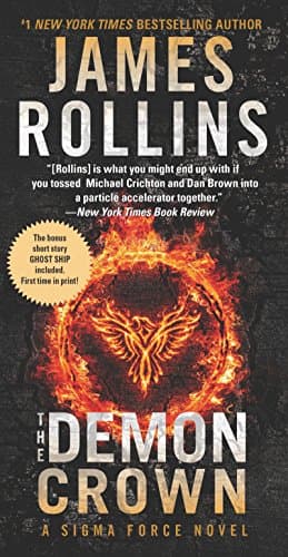 Book cover for The Demon Crown: A Sigma Force Novel (Sigma Force, 13) by Rollins, James