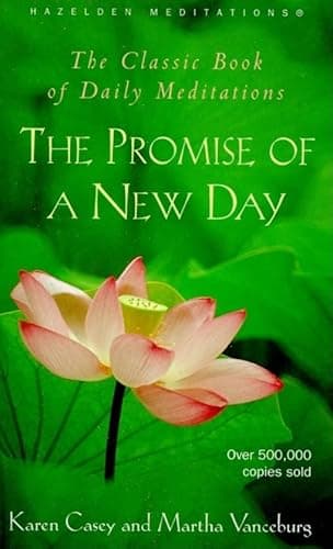 Book cover for The Promise of a New Day: A Book of Daily Meditations – Wisdom and Encouragement for Hope, Peace, and Renewal (Crosswicks Journal) by Casey, Karen