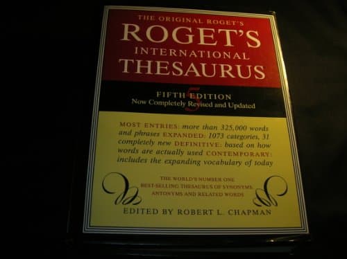 Book cover for Roget International Thesaurus Index 5E by Chapman, Robert L.