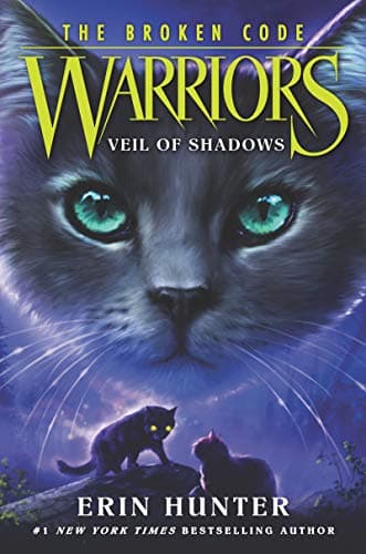 Book cover for Warriors: The Broken Code #3: Veil of Shadows by Hunter, Erin