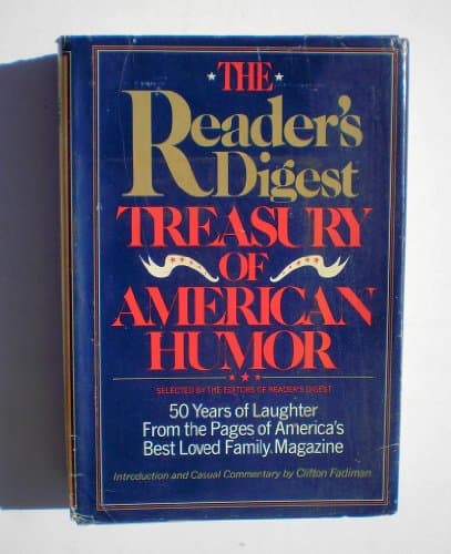 Book cover for The Reader's digest treasury of American humor by Editors of Reader's Digest