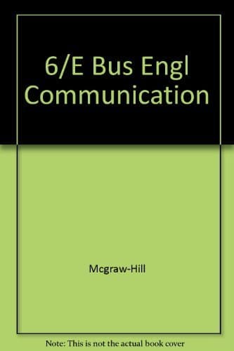 Book cover for Business English and Communication by Stewart, Marie M.