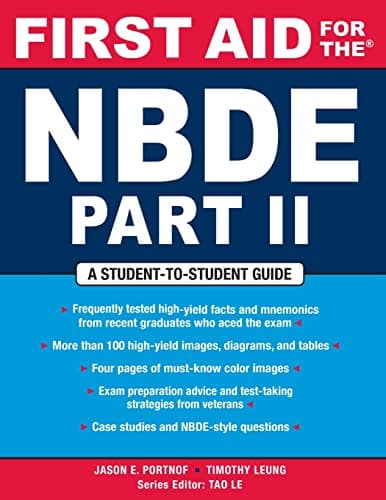 Book cover for First Aid for the NBDE Part II (First Aid Series) by Portnof, Jason E.