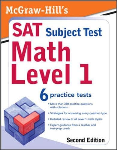 Book cover for McGraw-Hill's SAT Subject Test: Math Level 1, 2/E (McGraw-Hill Education SAT Subject Test Math Level 1) by Diehl, John