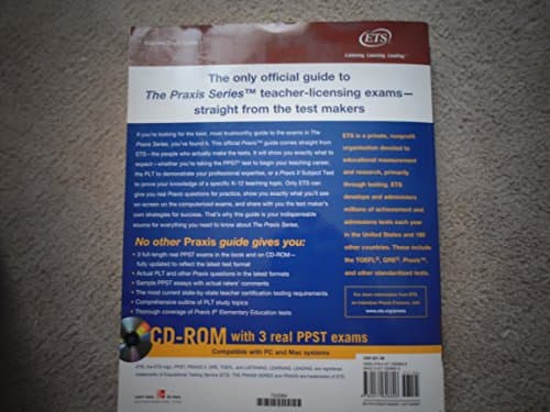 Book cover for The Praxis Series Official Guide with CD-ROM, Second Edition by Educational Testing Service