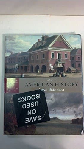 Book cover for American History: A Survey: 1 by Brinkley, Alan
