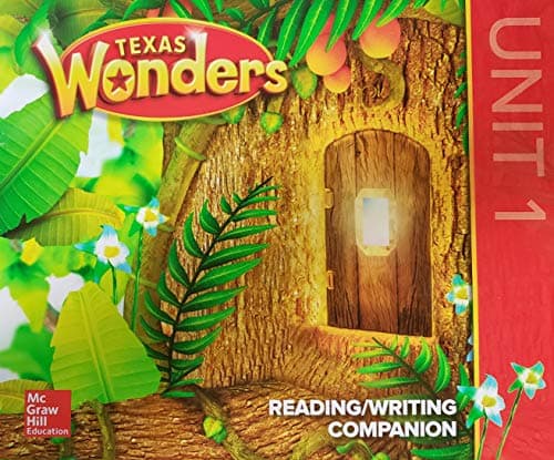 Book cover for Texas Wonders: Reading/Writing Companion Grade 1 Unit 1 by Staff of McGraw-Hill Education