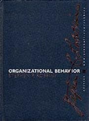 Book cover for Organizational Behavior by Stephen P. Robbins