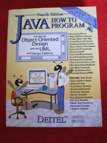 Book cover for Java How to Program (4th Edition) by Deitel, Harvey M.