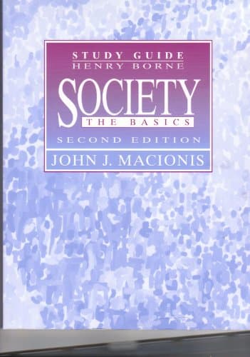 Book cover for Society: The Basics by MacIonis, John J.