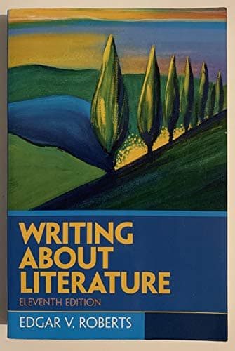 Book cover for Writing About Literature by Roberts, Edgar V.