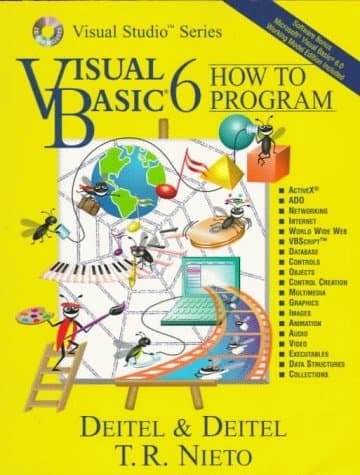 Book cover for Visual Basic 6 How to Program by Deitel, Harvey M.