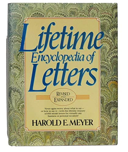 Book cover for Lifetime Encyclopedia of Letters by Meyer, Harold E.